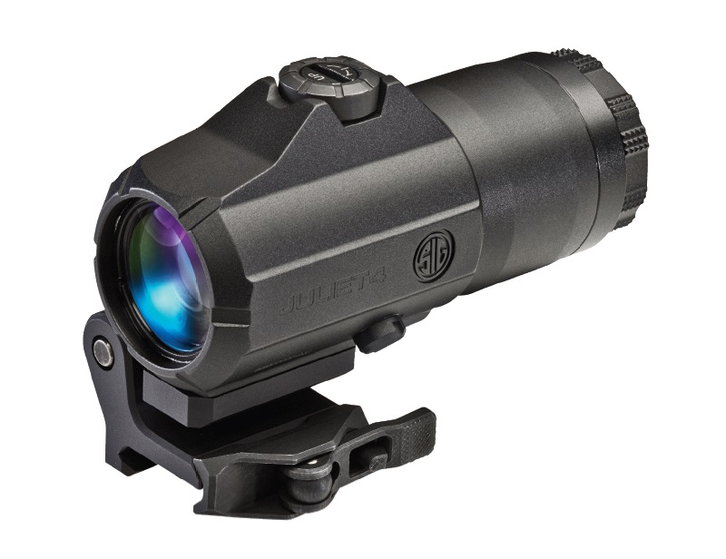 SIG Sauer Juliet4 4x24mm Magnifier with Quick-Release Powercam Mount, Black
