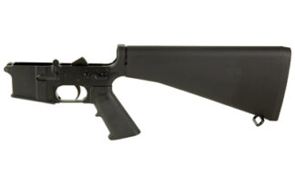 KAK Industry KF-15 Semi-Auto Complete Lower Receiver, A2 Grip/Stock, Black Anodized