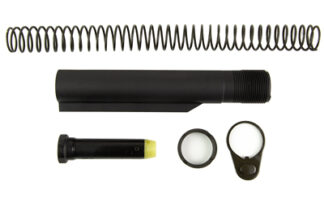 KAK Industry AR-15 Carbine Buffer Tube Kit Mil-Spec Anodized Black 3 oz