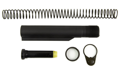KAK Industry AR-15 Carbine Buffer Tube Kit Mil-Spec Anodized Black 3 oz