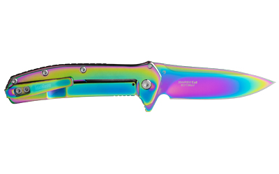 Kershaw Outcome Assisted Folding Knife 2.80 in Blade Rainbow PVD