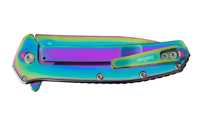 Kershaw Outcome Assisted Folding Knife 2.80 in Blade Rainbow PVD