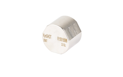 KynSHOT Spacer Weight for PCC/AR Hydraulic Buffers, Stainless, Silver, 0.8500 Length