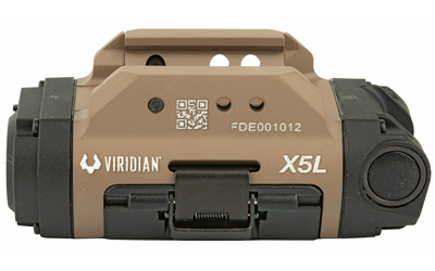 Viridian X5L Gen 3 Universal Mount Tactical Light with Green Laser, Flat Dark Earth