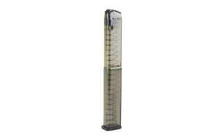ETS Group SMKGLK1840 9mm 40-Round Pistol Magazine for Glock 17/19/26 Smoke Polymer