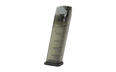 ETS Group SMKGLK922 9mm 22-Round Magazine for Glock 17/19/26 Smoke Polymer