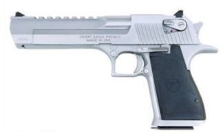 MAGNUM RESEARCH DESERT EAGLE 357M BRUSH CHROME
