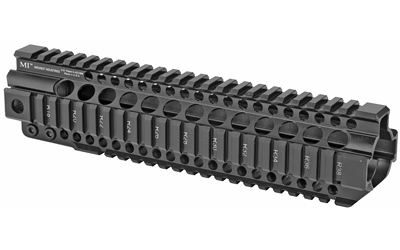 Midwest Industries T-Series 10'' Free-Float Picatinny Handguard, Black Anodized