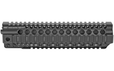 Midwest Industries T-Series 10'' Free-Float Picatinny Handguard, Black Anodized
