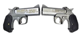 Bond Arms 250th Redneck Derringer .45-70 Government 4.25 in, 1-Round Stainless/Black B6 Grips