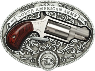 North American Arms Chuckwagon Single Action Only .22 Magnum, 1.13 in Barrel, Matte Stainless, 5 Rounds