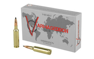 Nosler Varmageddon 6mm Creedmoor 70 gr Flat Base Tipped, 20 Rounds