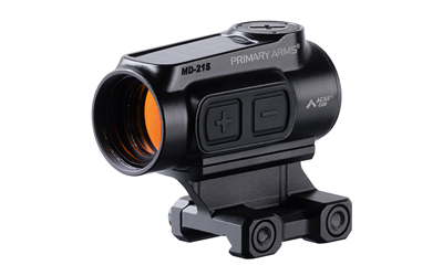 Primary Arms GLx MD-21S 1x Micro Red Dot, 21mm Objective, ACSS CQB Reticle, Anodized Black