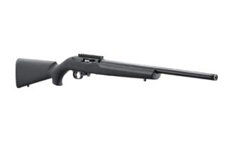 Ruger 10/22 Semi-Auto .22 LR 20 in Threaded Barrel, 10-Round, Black Hogue Overmold