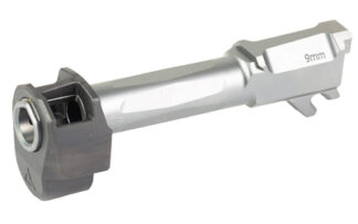 Radian Weapons Ramjet & Afterburner 9mm Barrel, 3.1in, Black/Gray, INTRA-LOK for SIG P365