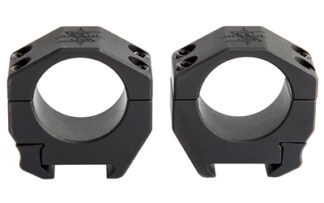 Seekins Precision 30mm Scope Rings, .92 in Medium High, Picatinny Rail, 4-Screw, 7075-T6 Aluminum