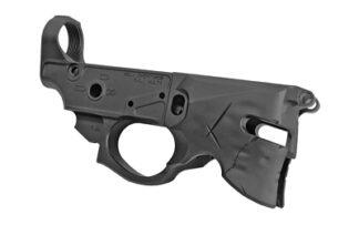 Sharps Bros Gen 2 Overthrow Billet AR-15 Stripped Lower Receiver, Multi-Caliber, Black Finish