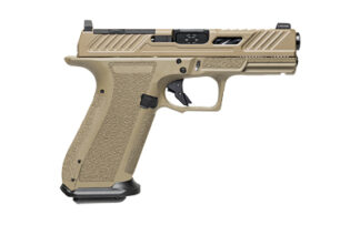 Shadow Systems XR920 Elite 9mm Semi-Auto Pistol, 4 in Barrel, 17+1 Rounds, FDE/Black