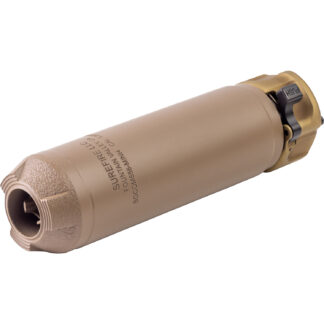 Surefire RC4 Mini Suppressor 5.56 NATO, 5.5 in, 1.5 in, FDE, SOCOM Fast-Attach