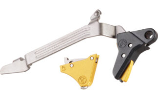 Timney Alpha Competition Trigger 3 lb Anodized Gold Fits Glock Gen 5 Large