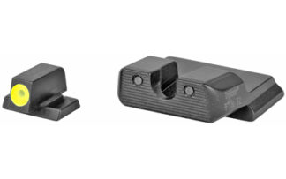 Trijicon HD 3-Dot Night Sight Front/Rear Set for S&W M&P Shield, Yellow Outline