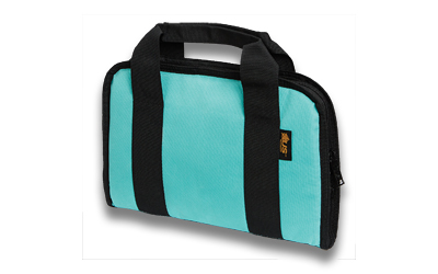 US PeaceKeeper Attache Pistol Case 12.5x6.5 in Robins Egg Blue 600D Polyester