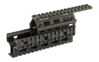 Leapers UTG Pro MTU009 AK-47 Quad Rail Handguard, Black (4 Picatinny Rails)