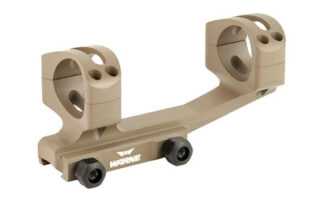 Warne X-SKEL Gen 2 30mm Extended Picatinny Rail Scope Mount, 1.44" Height, Flat Dark Earth