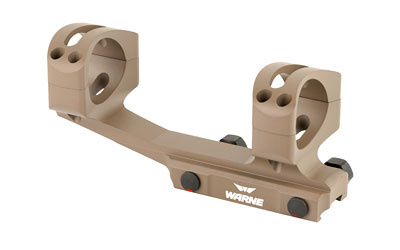 Warne X-SKEL Gen 2 30mm Extended Picatinny Rail Scope Mount, 1.44" Height, Flat Dark Earth
