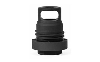 Yankee Hill Machine Mini QD Muzzle Brake 9mm, 1/2x28 Thread Pitch, Black Finish