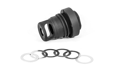 Yankee Hill Machine Mini QD Muzzle Brake 9mm, 1/2x28 Thread Pitch, Black Finish
