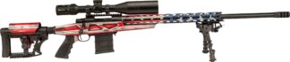 Howa 1500 APC Chassis Bolt-Action Rifle, 6.5mm Creedmoor, 24 in, 10+1, Red/White/Blue Cerakote