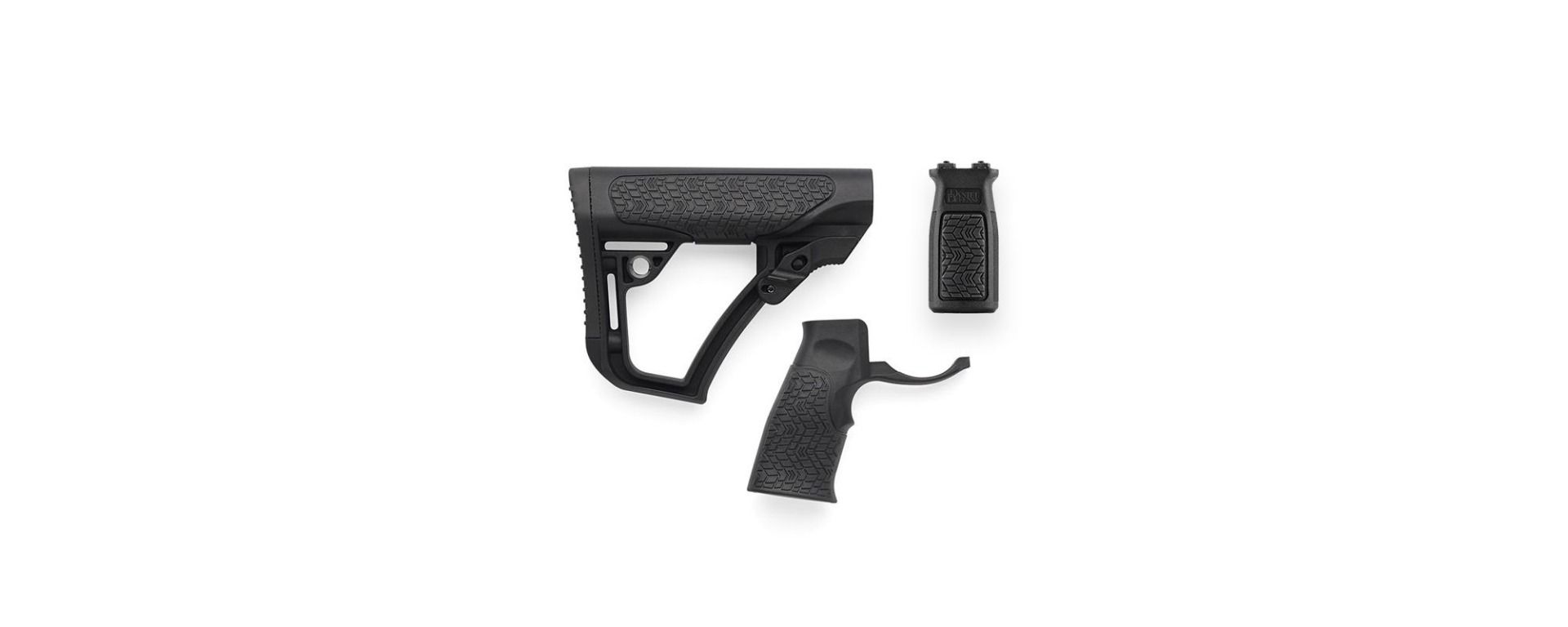 Daniel Defense M-LOK Stock/Grip/Foregrip Combo (Black)