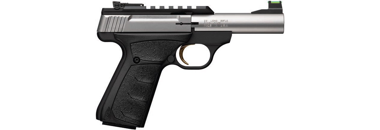 Browning Buck Mark Plus Micro Bull .22 LR Single-Action Semi-Auto Pistol, 4 in, 10+1