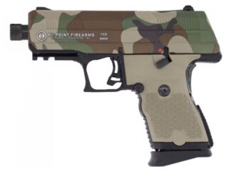 Hi Point C-9 9mm Striker-Fired Semi-Auto Pistol, 3.93 in Threaded Barrel, M81 Woodland Camo, 10+1