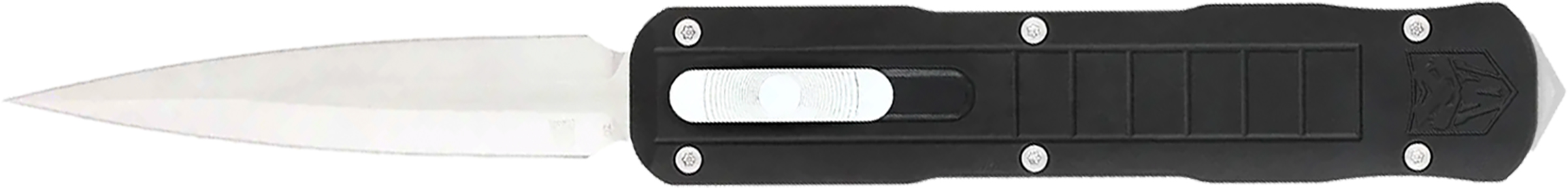 Cobratec Knives Raptor Black Dagger OTF, 3.13 in D2 Steel Blade