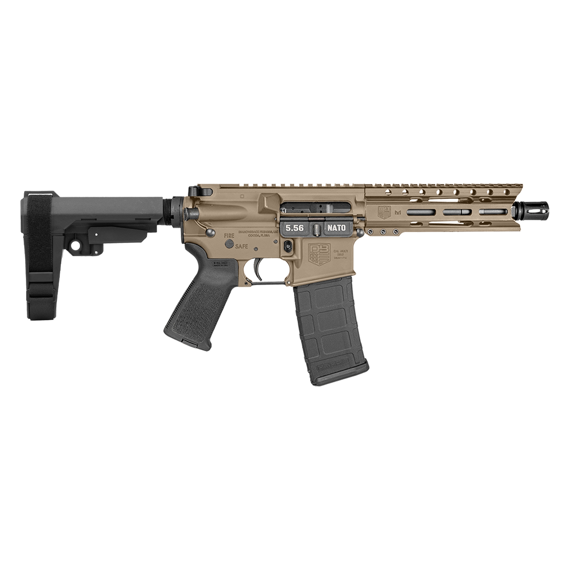 Diamondback Firearms DB15 Semi-Auto 5.56 NATO 7 in Barrel 5/8x28 Threaded