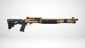 GForce Arms GF4 12 Gauge 18.5 in 5+1 Semi-Auto Shotgun, Bronze/Black, M-LOK