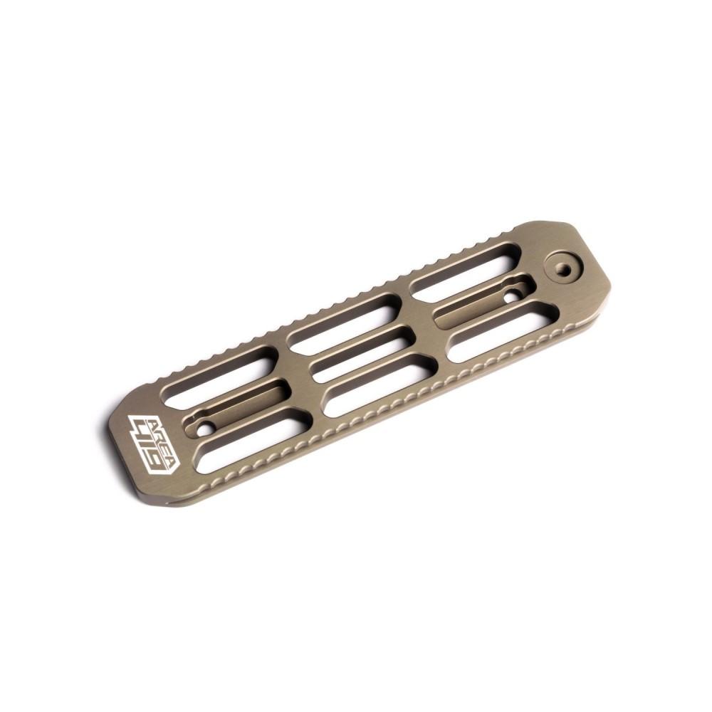 Area 419 Arcalock 6 in M-LOK Dovetail Rail, FDE Type 3 Hard-Coat Anodized
