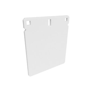 Birchwood Casey AR500 Gong 3/8" Steel Target, 8" Square, White Powder Coat
