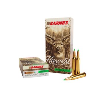 Barnes HARVEST 6mm ARC 100 Grain Sierra Tipped GameKing, 20 Rounds