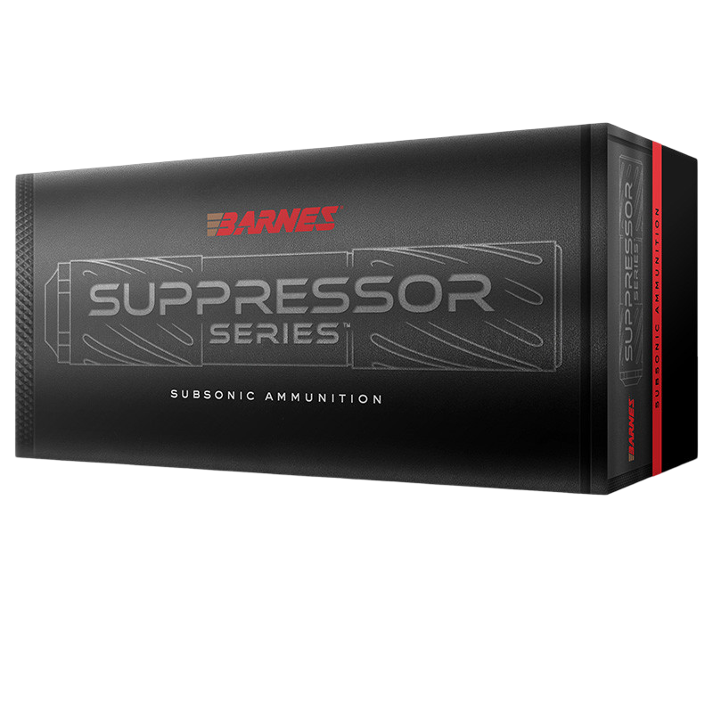 Barnes Suppressor Series 9mm Luger 147 gr JHP Subsonic 50-Round Box
