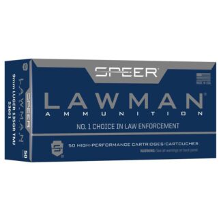 Speer Lawman Handgun Training Ammunition 9mm Luger 135gr TMJ 1120 fps 50/ct