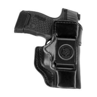 DeSantis Inside Heat IWB Holster for S&W Bodyguard 2.0, Black Saddle Leather, Right-Hand