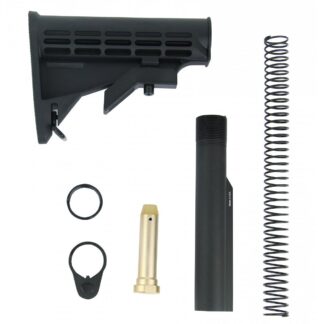 TacFire Mil-Spec M4 Style 6-Position Stock Kit for AR-15, Black
