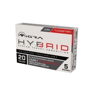 Migra Hybrid Turkey HD 20 Gauge 3 in Shotshells, 1-1/2 oz, #5/#9, 1100 fps