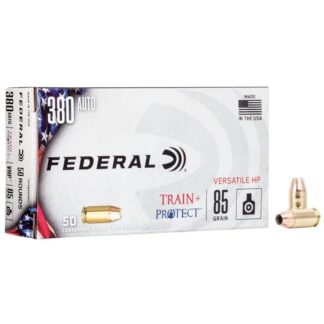 Federal Train & Protect .380 ACP 85gr Versatile Hollow Point (VHP) 50rd Box