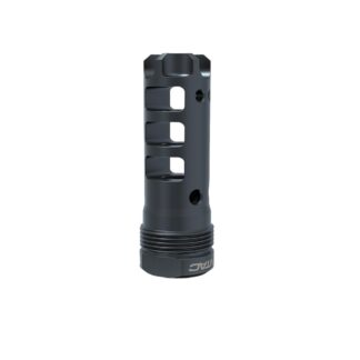 LANTAC Dragon Plan B Muzzle Brake 9mm, Full Length, 1/2x28, Black QPQ Finish