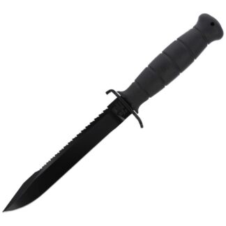 Glock Survival Tactical Fixed Knife Drop Point Blade Black