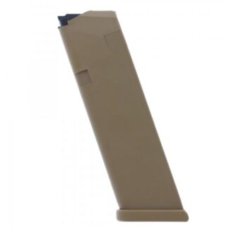 Glock Gen5 Coyote Magazine 9mm Luger, 17-Round Glock G17/G17L/G19/G19X/G26/G34